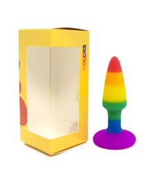 Plug anal multicouleur taille S - A-032-RAI-S